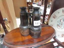 A Pair Of Ww1 Jumelle Marine Binoculars.