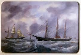 Vessels fishing on the bank of Newfoundland in 1885