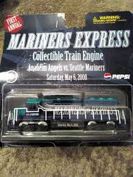 2000 SGA SEATTLE MARINERS EXPRESS TRAIN ENGINE COLLECTIBLE ...