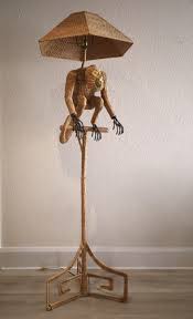 Vintage Monkey Floor Lamp by Mario Lopez Torres | Storied