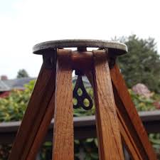 Antique Vtg Camera Telescoping Wooden Tripod w/Tiltrite Ball Head Tilt Tilter | eBay