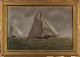 Lot - George Stanfield Walters, Oil on Canvas, Ship