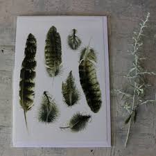 Matteo Grilli Card 'Grey Feathers' – Tribe Castlemaine