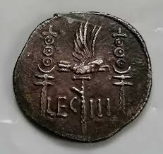 MARK ANTONY 32-31BC DENARIUS LEG III | eBay