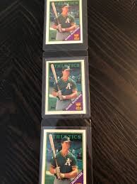 1988 Topps All-Star Rookie Cup Mark McGwire Baseball Card~From The Pack | eBay Australia