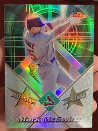 2001 Topps Finest All-Stars Refractor #FAS1 Mark McGwire St ...