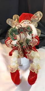 MARK ROBERTS Santa Fairy Christmas Ornament: Shelf Sitter ...