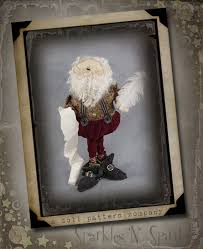 Pattern: Santa's List - 20" Santa - Etsy