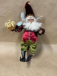 18" Mark Roberts Fairy Santa/large Mark Roberts Santa Elf ...
