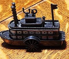 Vintage Die Cast Pencil Sharpener - Steamboat - Etsy