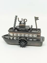 Vintage Die-Cast Miniature RIVER BOAT Pencil Sharpener No.9612 | eBay