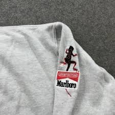 Vintage Marlboro Adventure Team Sweatshirt Mens Large Gray ...