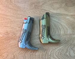Classic Vintage Style Lighter Sleeves Compatible for Bic Lighters, Metal Western Cowboy Boots Case, Retro Collectors Gift for Him, Weddings - Etsy