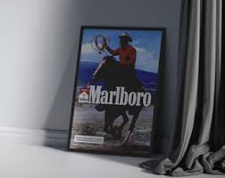 Vintage Poster, Vintage Marlboro Print, Marlboro, Retro Art ...