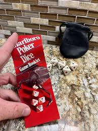 Vintage Marlboro Poker 5 Dice Set Complete w/ Instructions ...