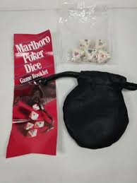 Vintage Marlboro Poker Dice Set Complete with Instructions ...