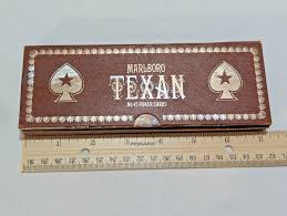 Vintage Marlboro Texan no. 45 poker playing cards sealed case 2 decks insert GUC | eBay