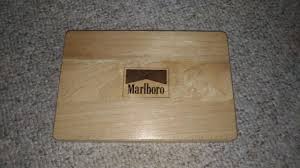 Wooden Marlboro Poker Chip Set New | Mercari