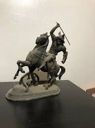 Vintage Brass Iron Gallic Soldier | eBay