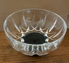 Ambassador by Royal Crystal Rock Round Bowl 8" Cut Vertical ...