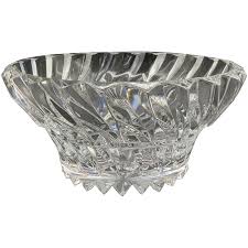 Mikasa Rainier Twisted Swirl Lead Crystal Fruit Bowl. For Sale ...
