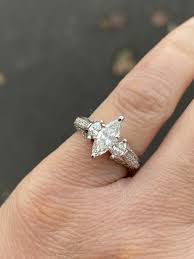 3 Ct Marquise Diamond Simulated Three Stone Engagement Ring 925 Sterling Silver | eBay