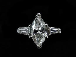 MARQUISE DIAMOND RING AND INSERT | Antique Womens Rings NYC | Vintage Diamond Jewelry NYC | Estate Jewelry NYC