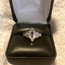 Avon | Jewelry | Vintage Avon Marquis Cut Cz Ring Size 8 ...