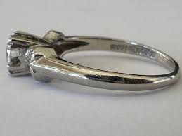 Mid-Century 0.50-Carat Diamond Bow Engagement Ring For Sale at 1stDibs