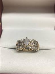 Lady's Gold-Diamond Anniversary Ring 25 Diamonds .92 Carat ...