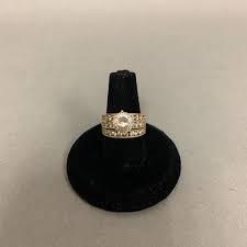 14K Gold Cubic Zirconia Ring sz 5 (6.3g) – Main Street ...