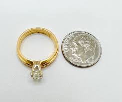 14K Yellow Gold Diamond 0.65ct Wedding Band Handmade Ring ...