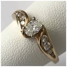 Lovely! 0.50 CTW, 14K YG Diamond Engagement Ring Size 6. For ...