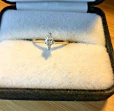 Marquise Diamond Engagement Ring, .25 Carat Diamond, 14k ...