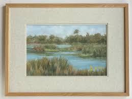 Joan Grine California Vintage Plein Air Impressionist Lagoon ...