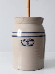 vintage Marshall Pottery stoneware butter churn – 86 Vintage
