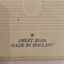 Aruba Hooliberg & Divi-Divi Ceramic Hand-Painted Tile 6”x6” Delft Blue Holland | eBay