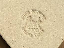 Vintage Buck Stoneware Pottery Blue Crackle Glass Star Ornament Gruene Texas '99 | eBay