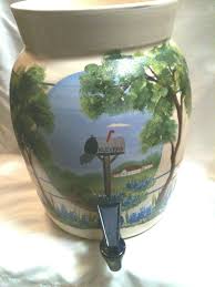 Willis design Marshall Pottery Water/Beverage Crock ...