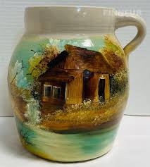 P.R.Storie Pottery Co. Marshall, TX Crock Signed ~Rare Full ...