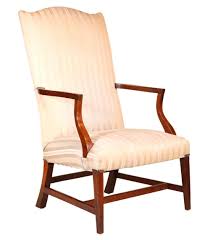 Lot - Federal Style Mahogany Lolling Chair