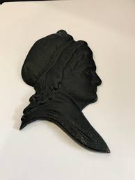 Vintage Cast Iron WASHINGTON Pair MARTHA & GEORGE 646 645 ...