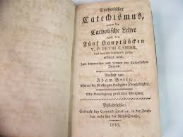 1810 ANTIQUE GERMAN CATHOLIC CATECHISM BOOK BIBLE STUDY ...