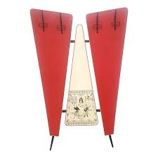 Italian Coat Rack with Romeo & Juliet Picture, 1950s | Chairish