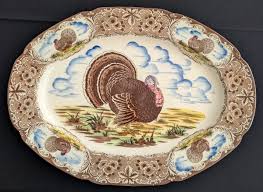 1950's Large RARE Maruta Ware From Japan Turkey Oval Platter ...