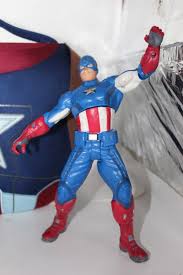 Marvel Captain America 2012 10" Talking & 2014 11" Movable Action Figures w/ Bag | eBay