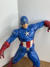 Captain America 10" Action Figure Sounds & Throwing Action Marvel 2012 Works | eBay