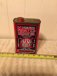 VTG EMPTY MARVEL MYSTERY OIL CAN 1 QUART METAL ...