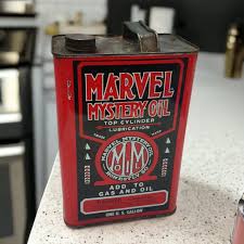 Antique Lithoographed Marvel Mystery Oil Can – Wainfleet ...