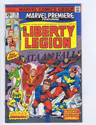 Marvel Premiere #29 Marvel 1976 Featuring the Liberty Legion ! | eBay
